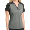 Ladies PosiCharge ® RacerMesh ® Raglan Heather Block Polo Thumbnail