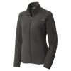 Ladies Heather Microfleece Jacket Thumbnail