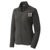 Ladies Heather Microfleece Jacket Thumbnail